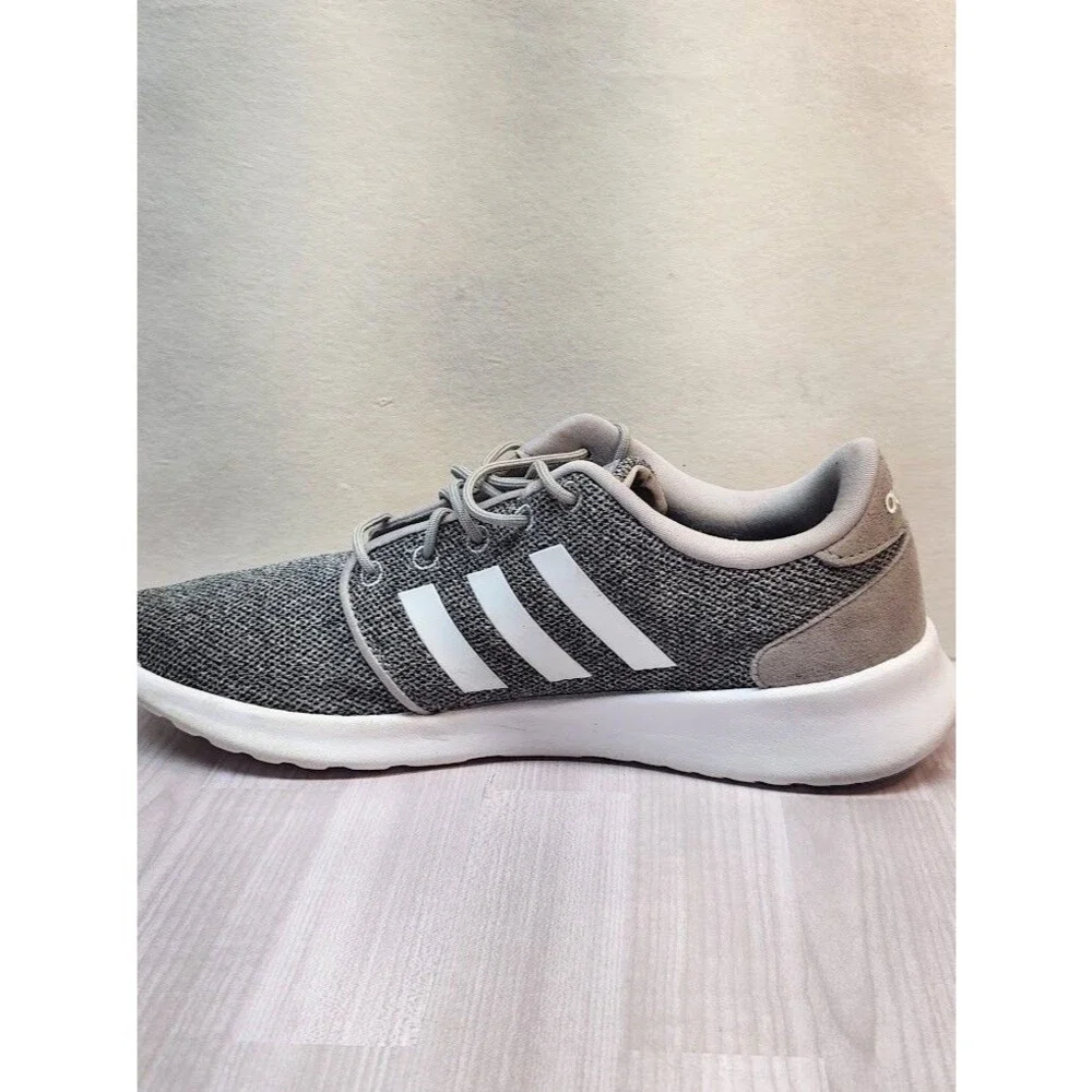 Adidas Cloudfoam QT Racer Shoes Women’s Size 9 Gray FX 3427 lightweight Mesh